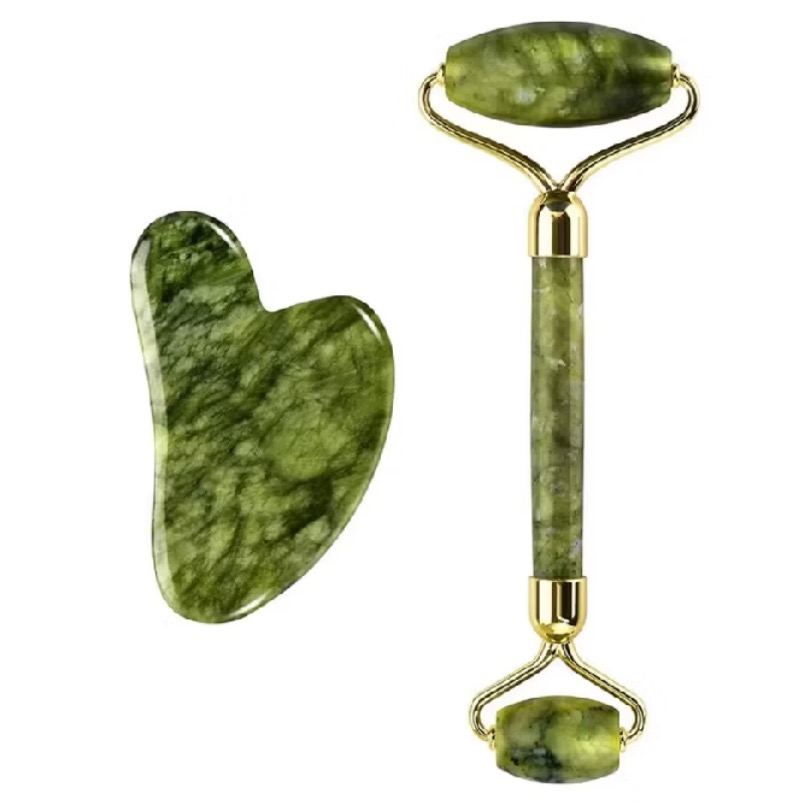 Kit Gua Sha e Rolinho de Jade